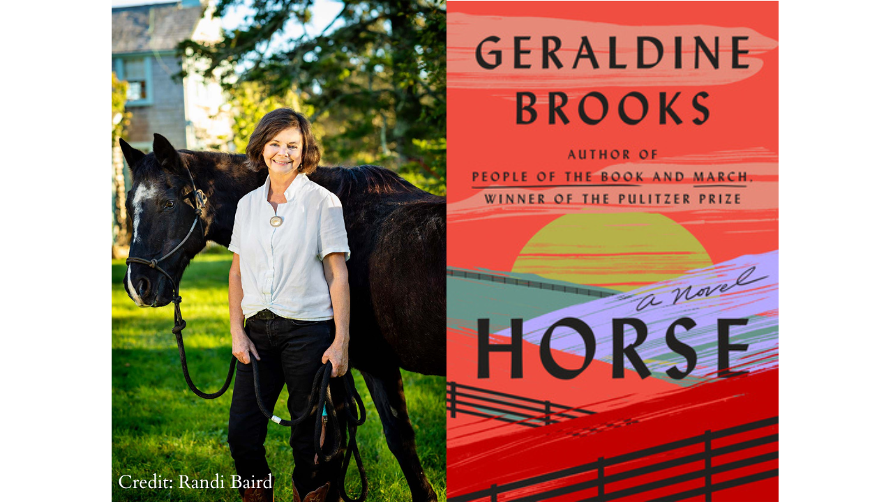 Geraldine Brooks and book cover