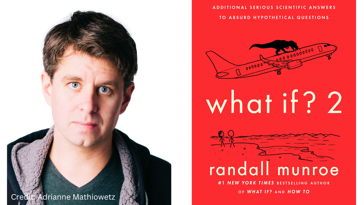 Randall Munroe and book cover