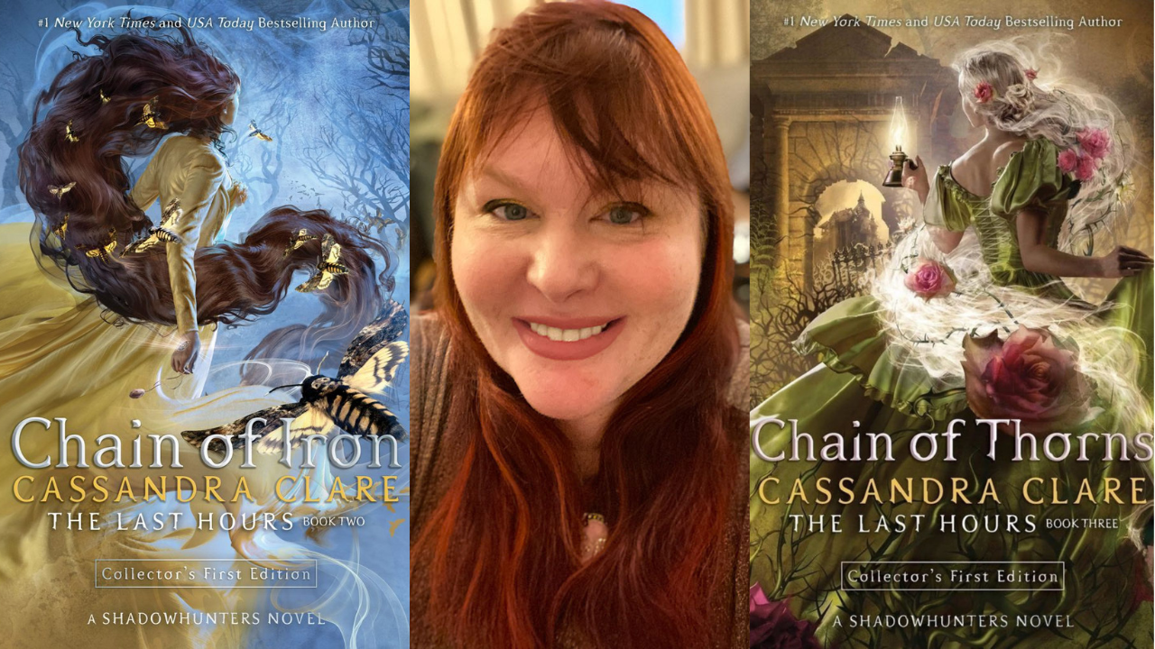 Cassandra Clare and book covers