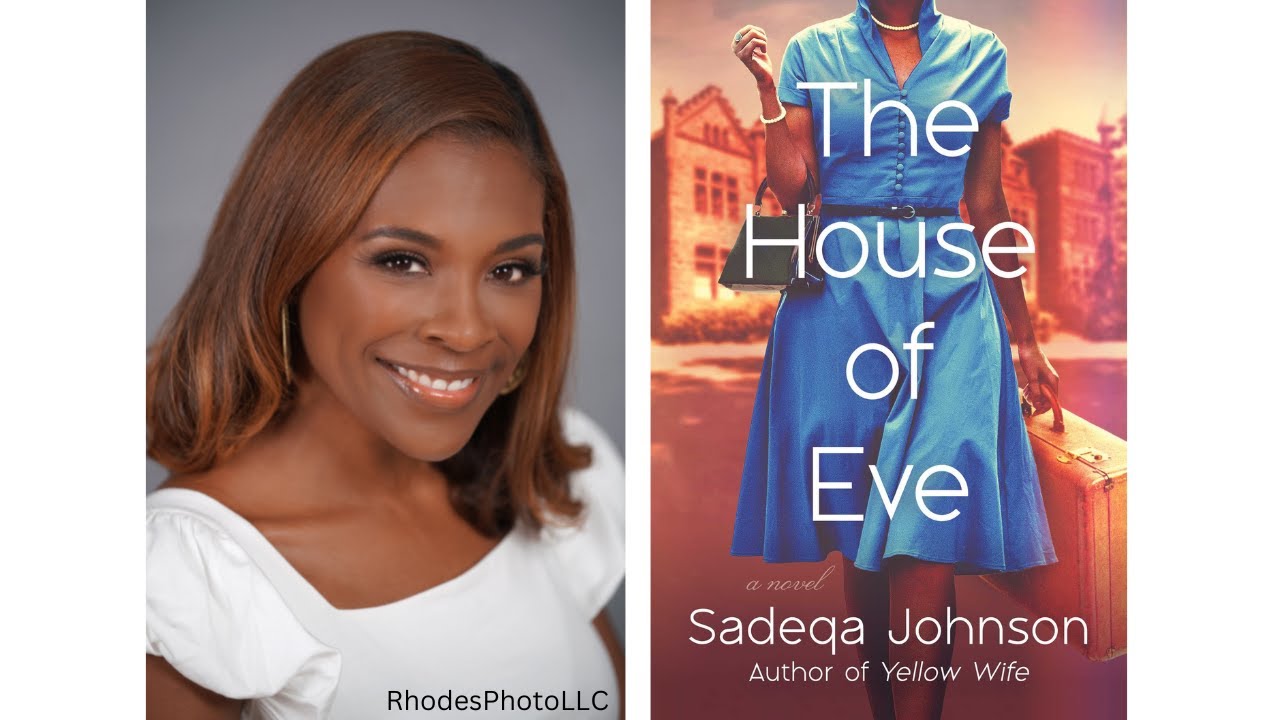 Sadeqa Johnson & book cover