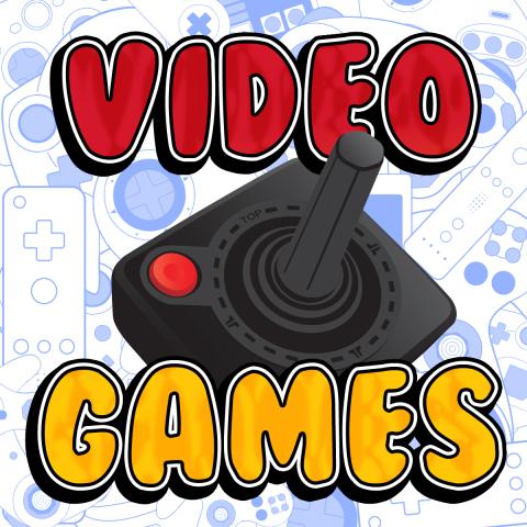 Video Games and retro game controller