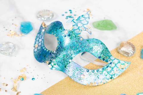 ocean masquerade mask