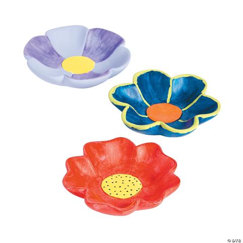 ceramic flower dishes