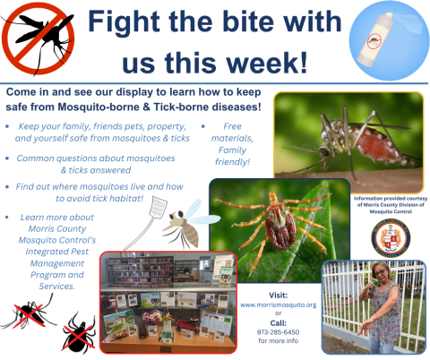 mosquito and tick display information