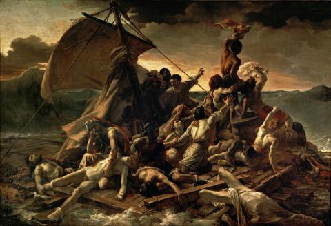 The Raft of the Medusa - Théodore Géricault - Unknown source, Public Domain