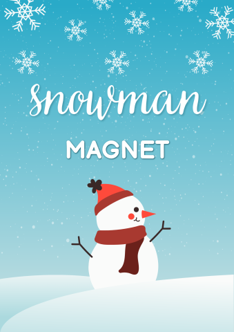 Snowman Magnet