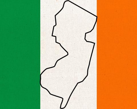 NJ and Ireland flag