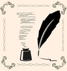 quill with ink