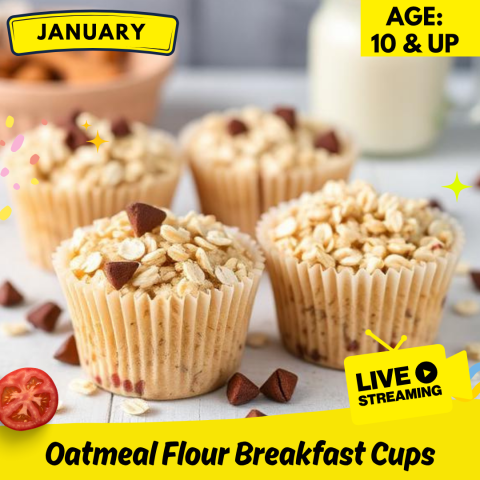 Oatmeal Flour Breakfast Cups