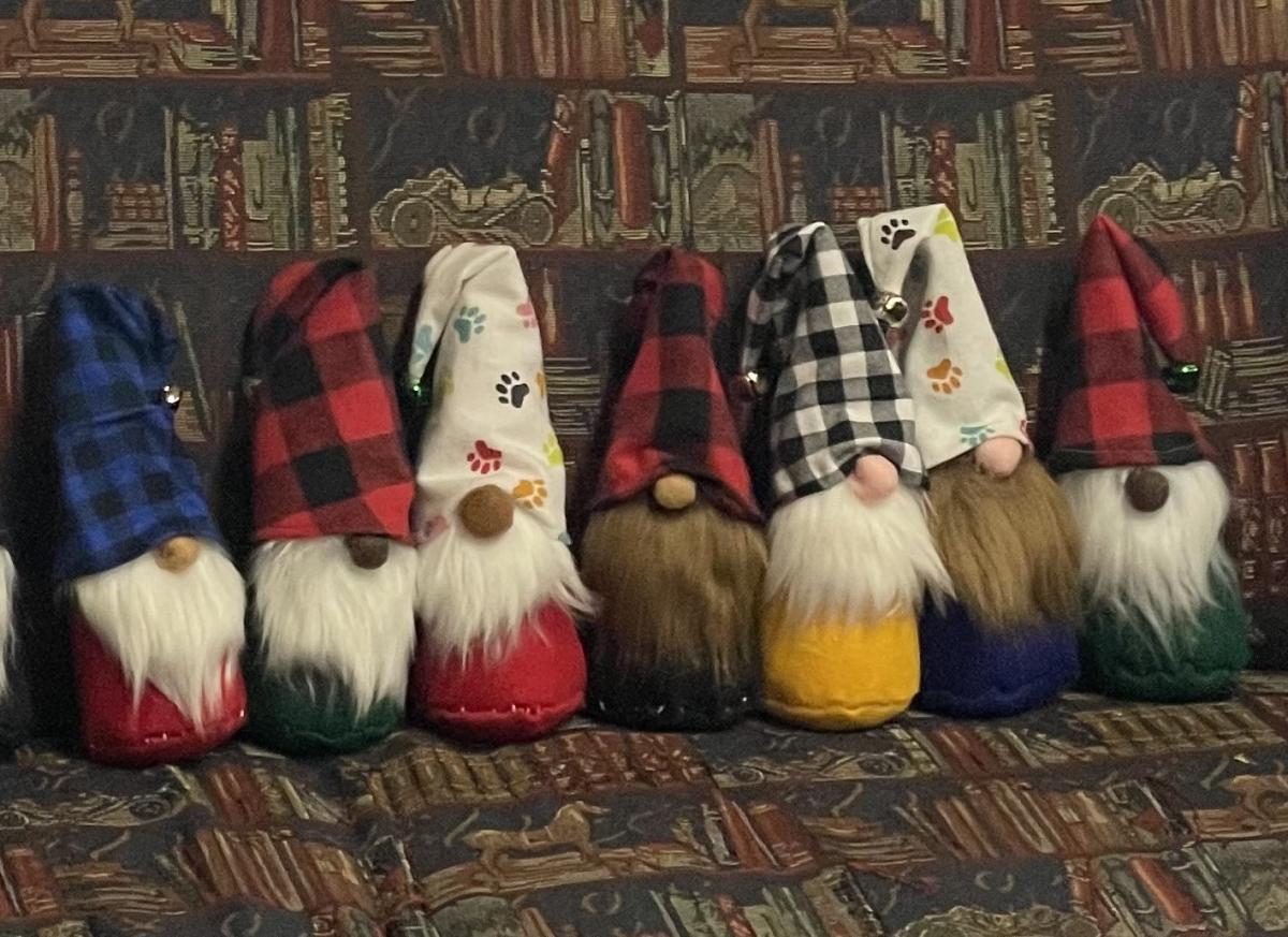 hand sewn gnomes