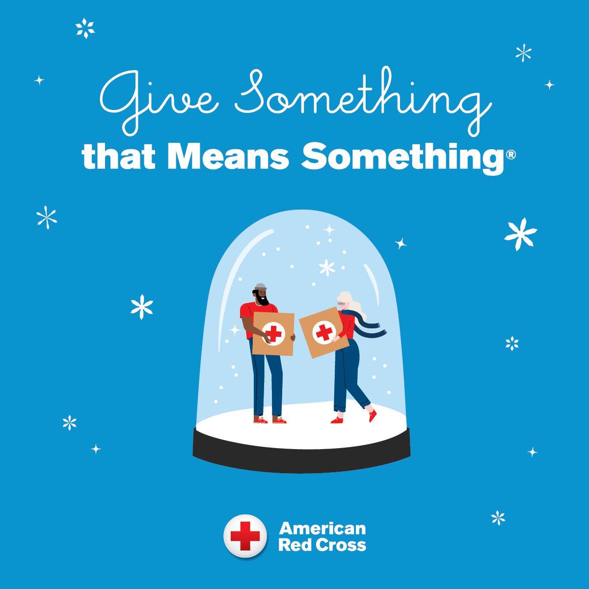 red cross blood drive-winter