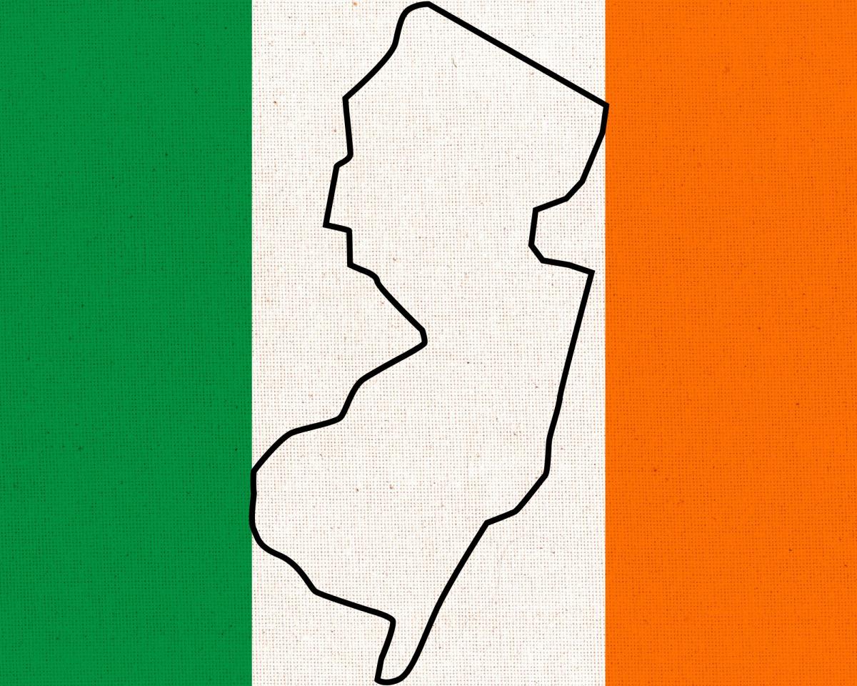 NJ and Ireland flag