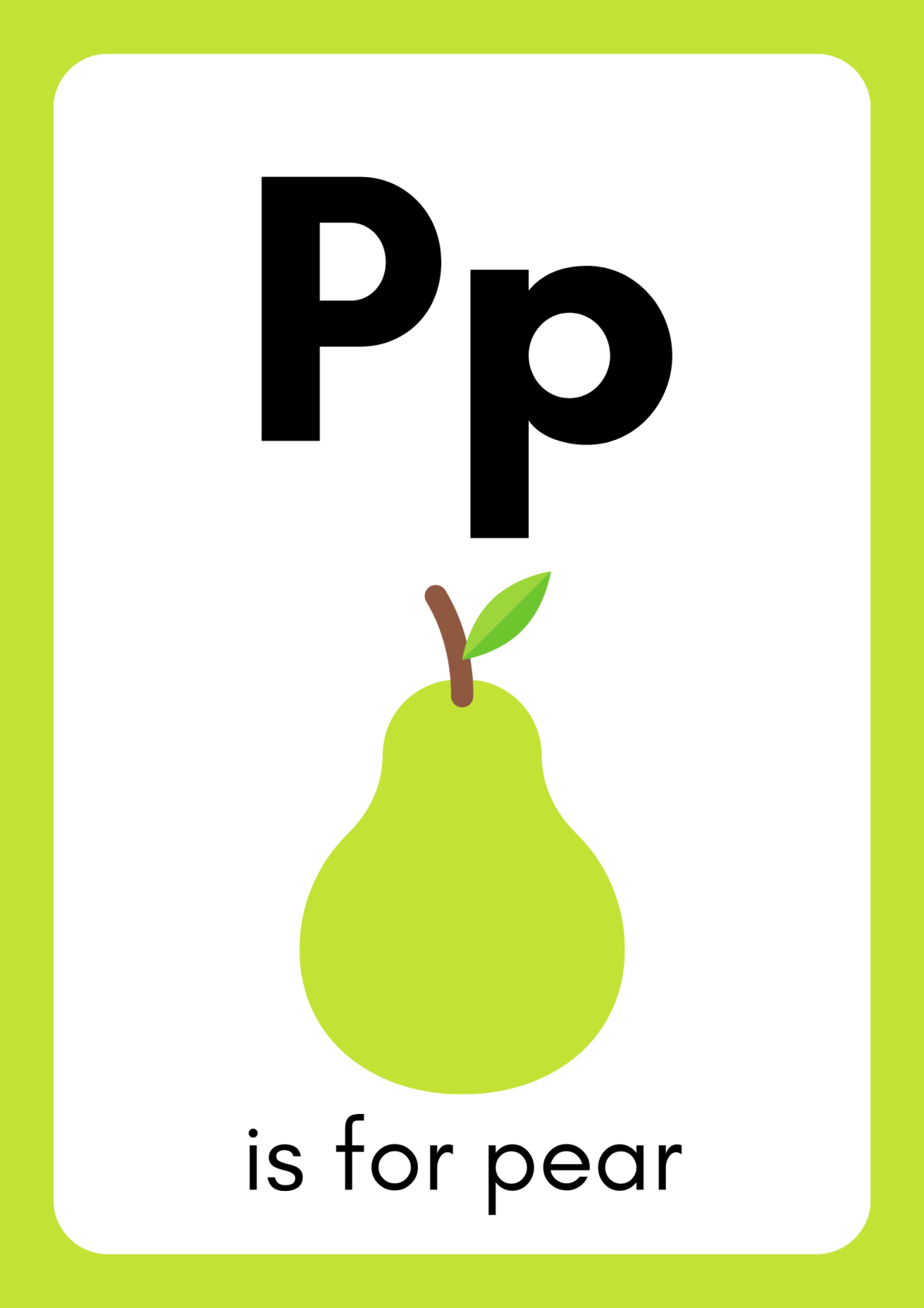 Letter P
