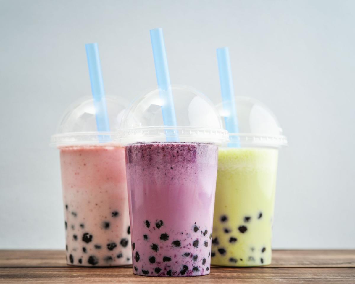 image of 3 cups of bubble tea