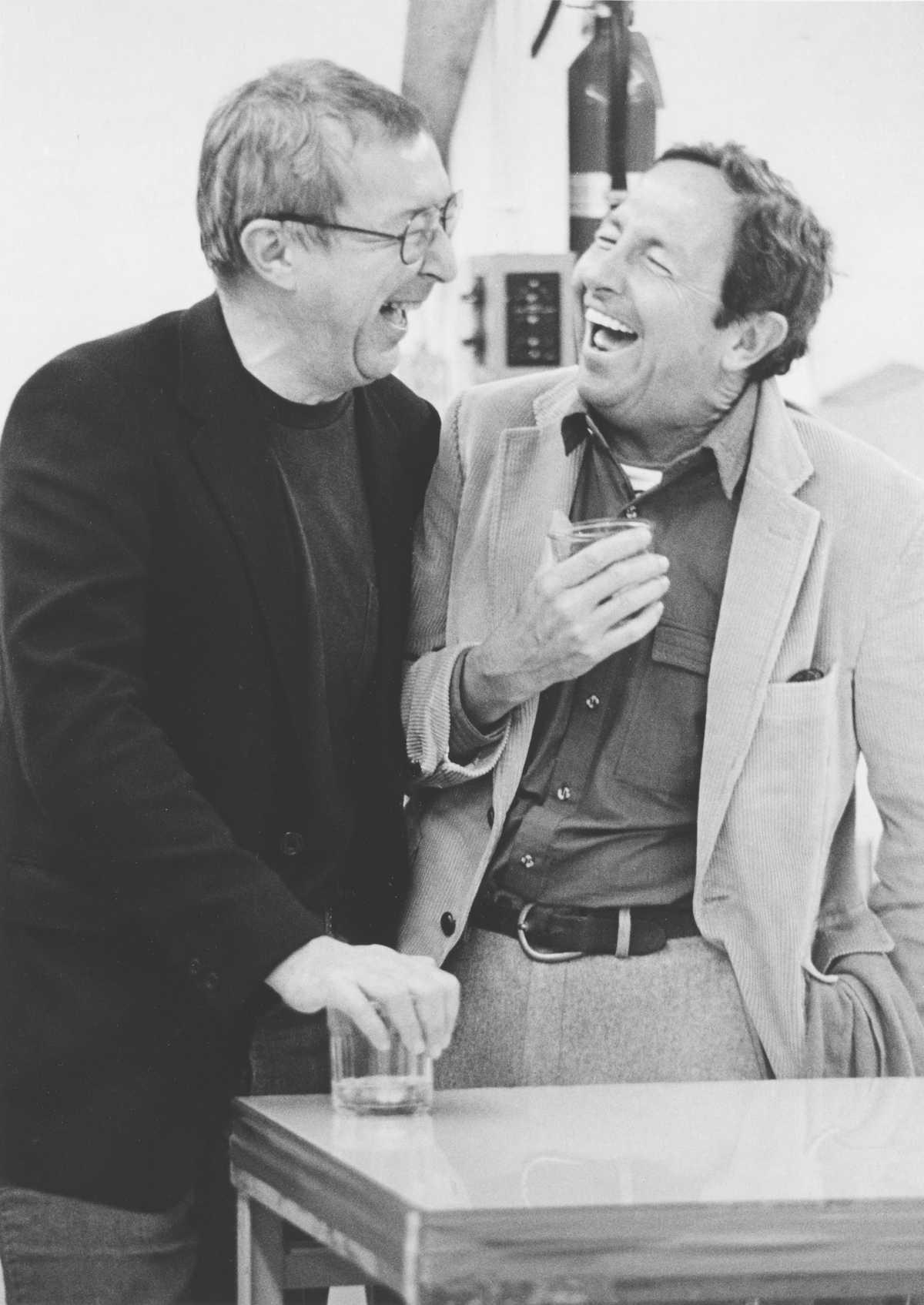 Artists Robert Rauschenberg and Jasper Johns