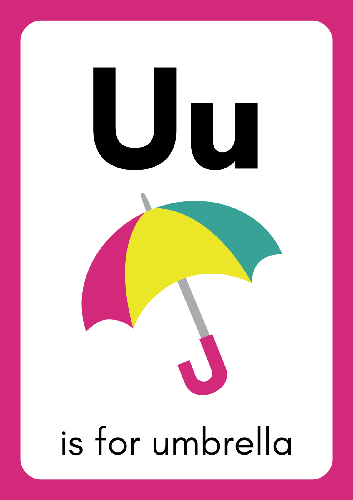 Letter U