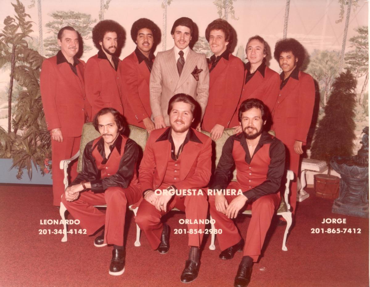 Members of the music group Orguesta Riviera